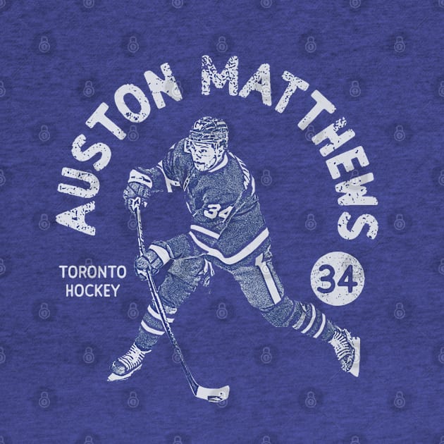 Auston Matthews Toronto Stamp by artbygonzalez